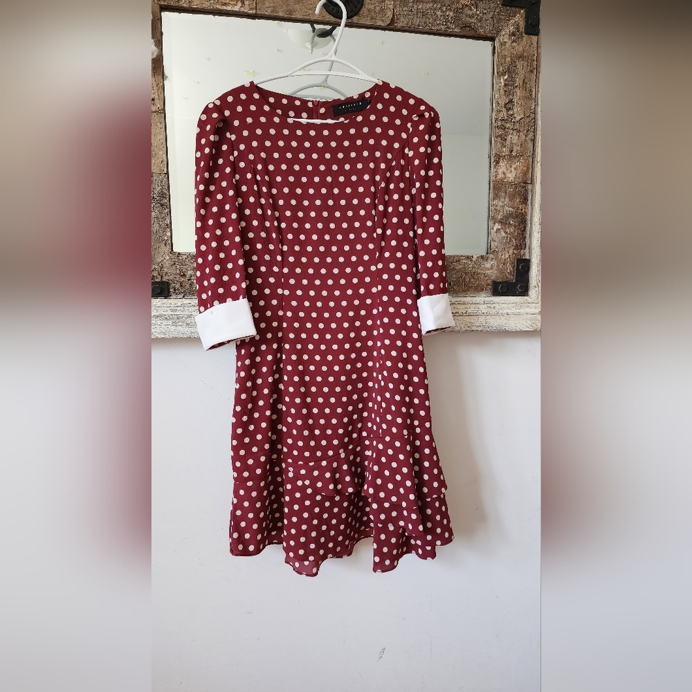 Retro polka-dot dress